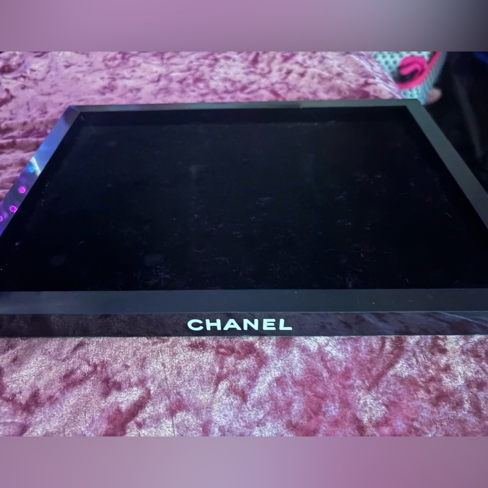 Chanel Black Display Jewelry makeup Tray rare